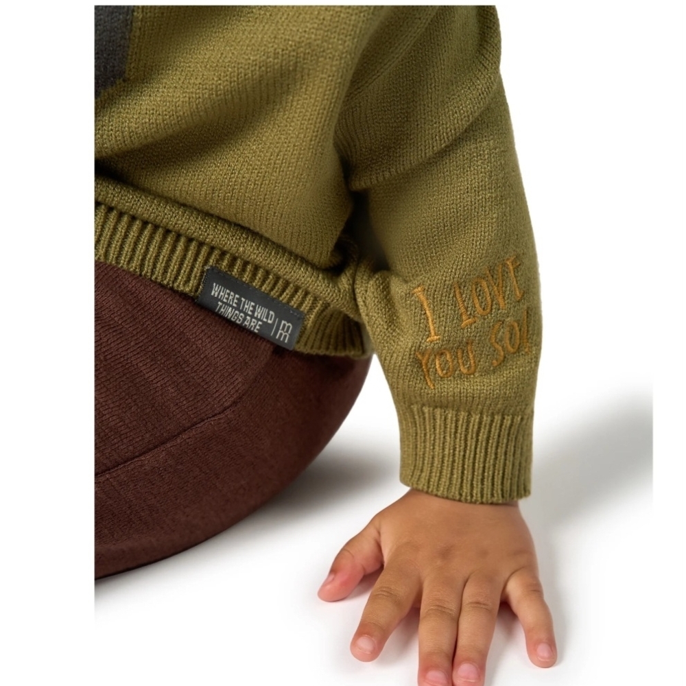WHERE THE WILD THINGS ARE 3T Green Sweater UNISEX - Picture 3 of 9